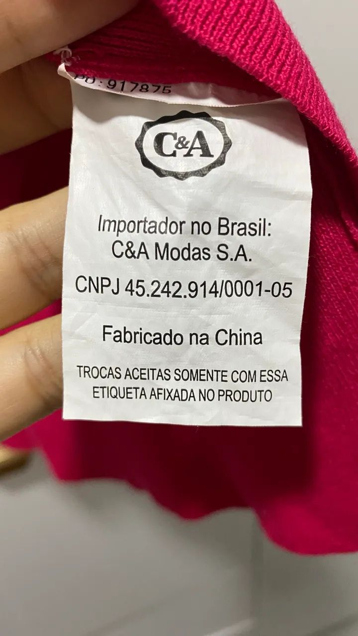 Blusa vermelha feminina  - Foto 4