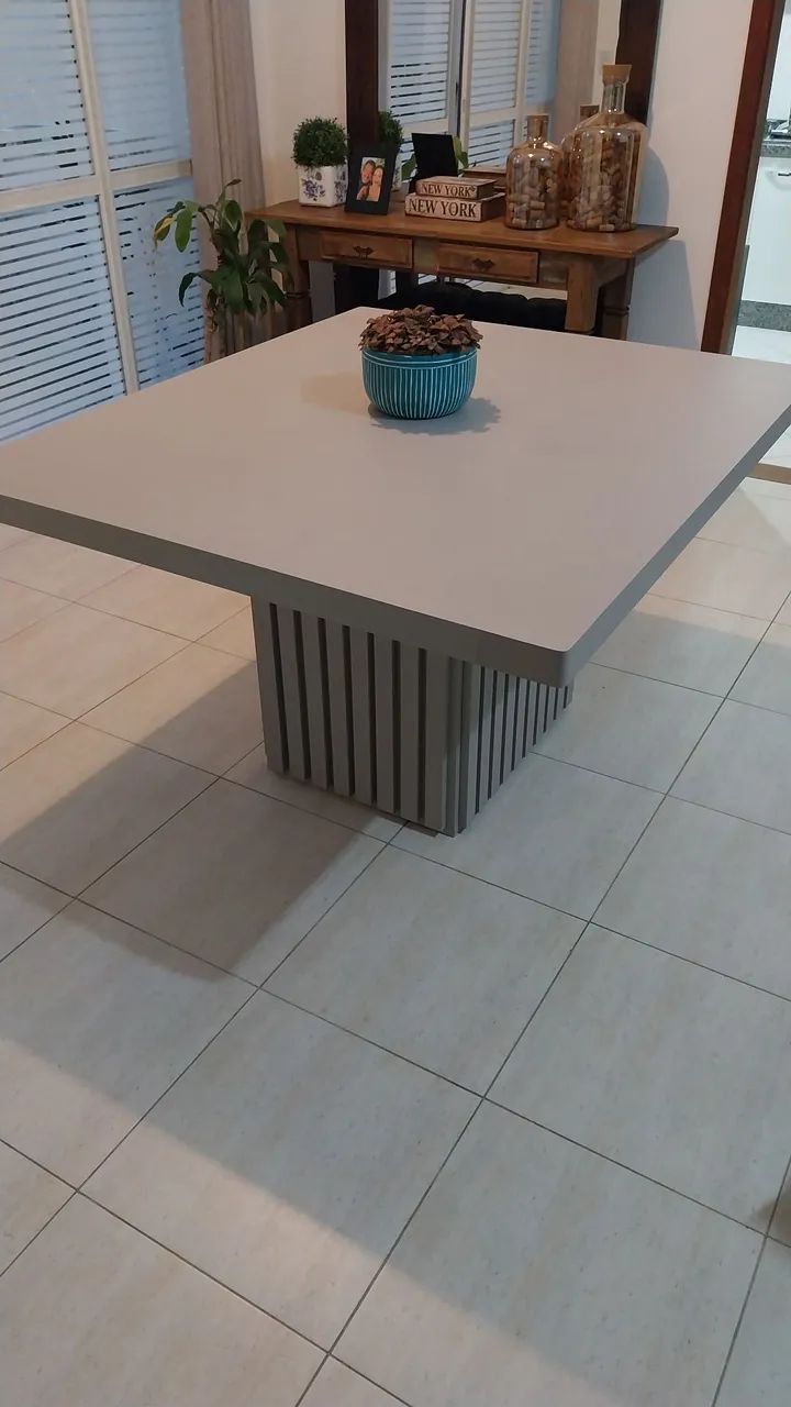 Mesa de Jantar Quadrada Moderna - Foto 4