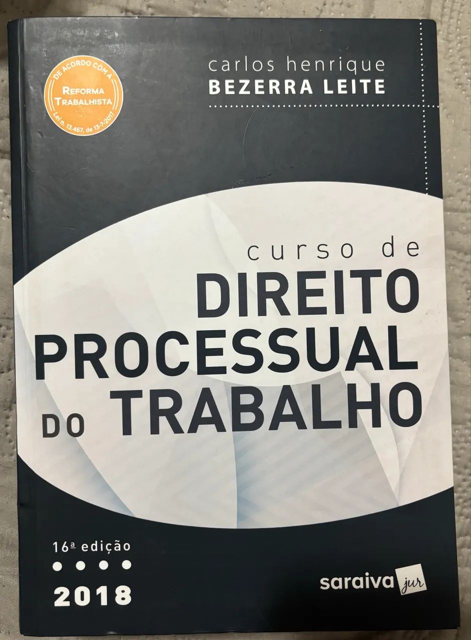 Livro Curso de Direito processual do trabalho 16ª