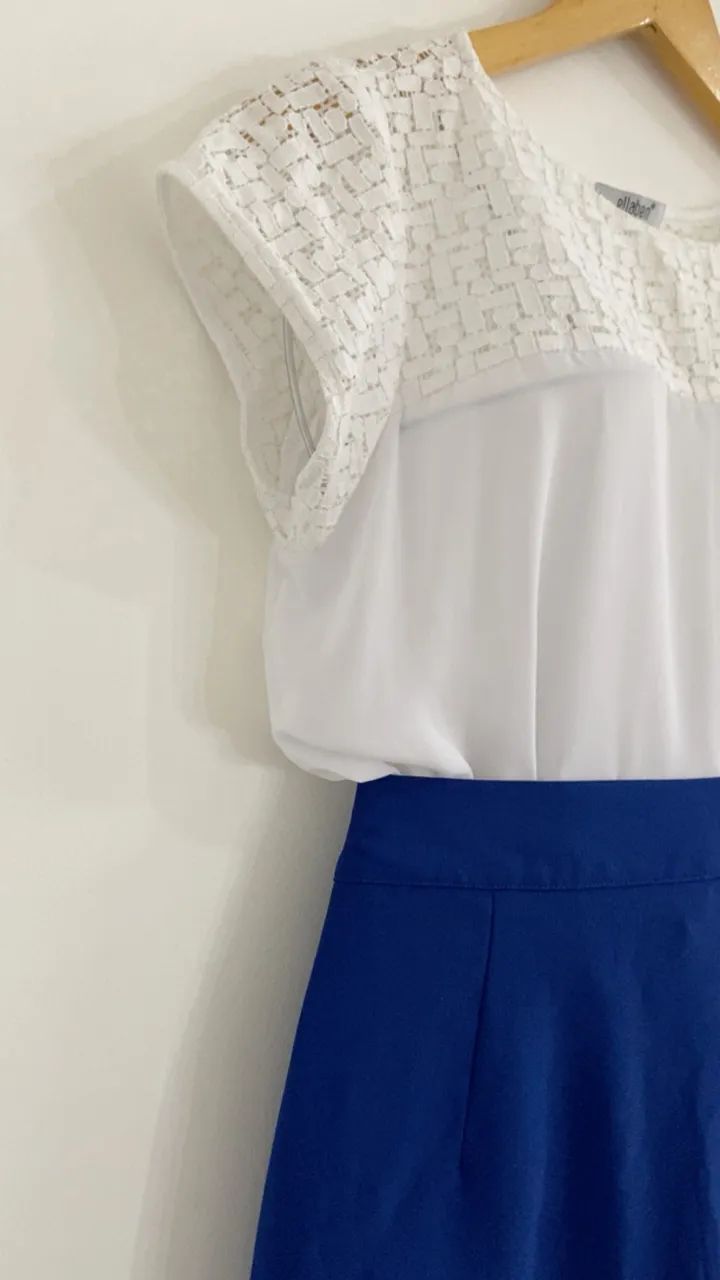 Conjunto saia mídi e bata renda Elaben TAM 44 - Foto 2