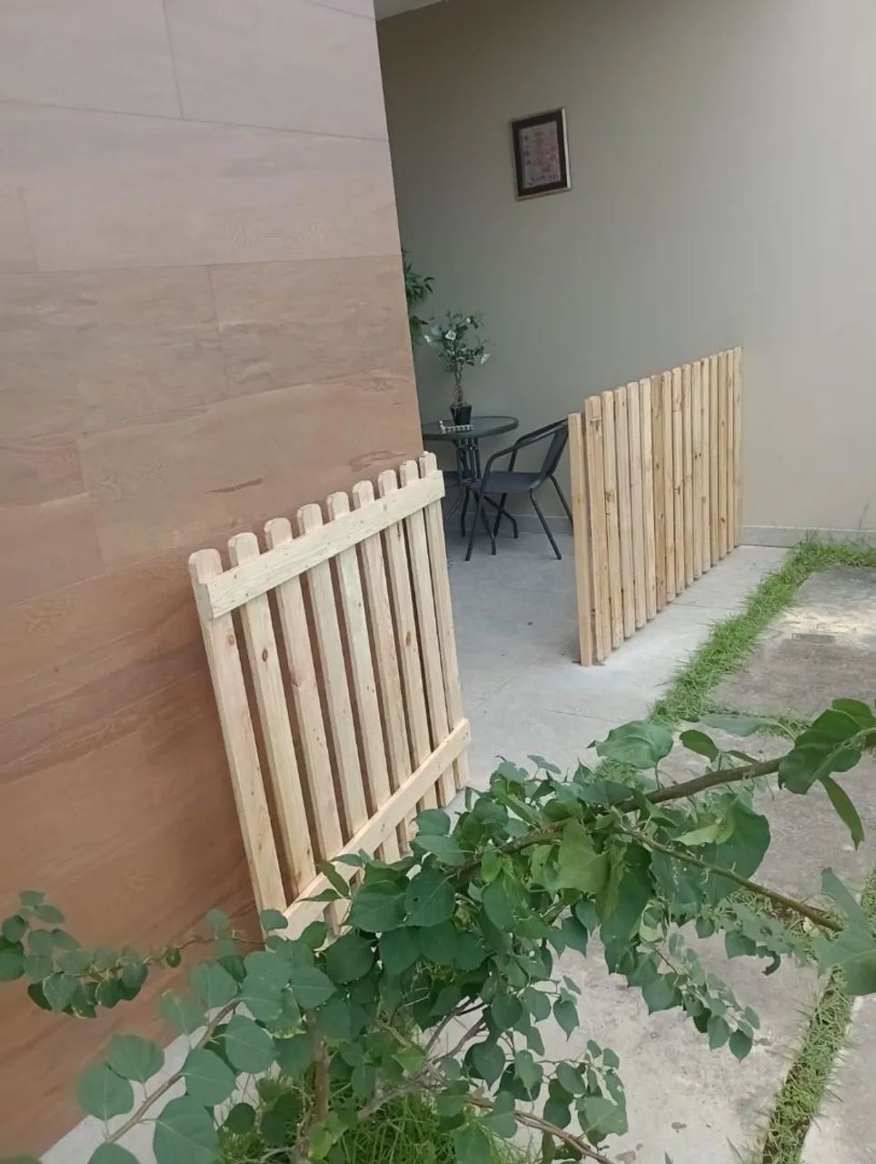 Cercadinho e portão Paletes - Foto 2