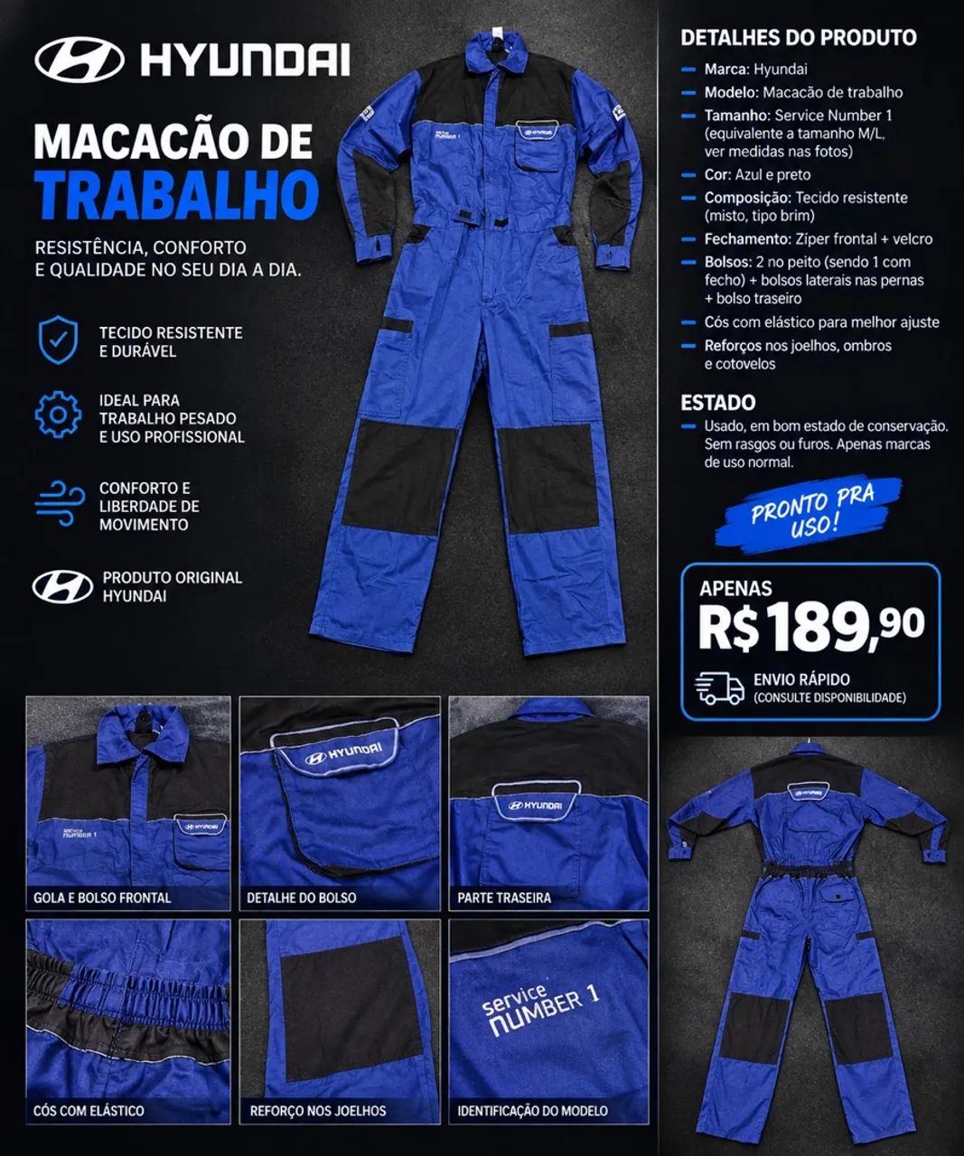 Macacão Hyundai