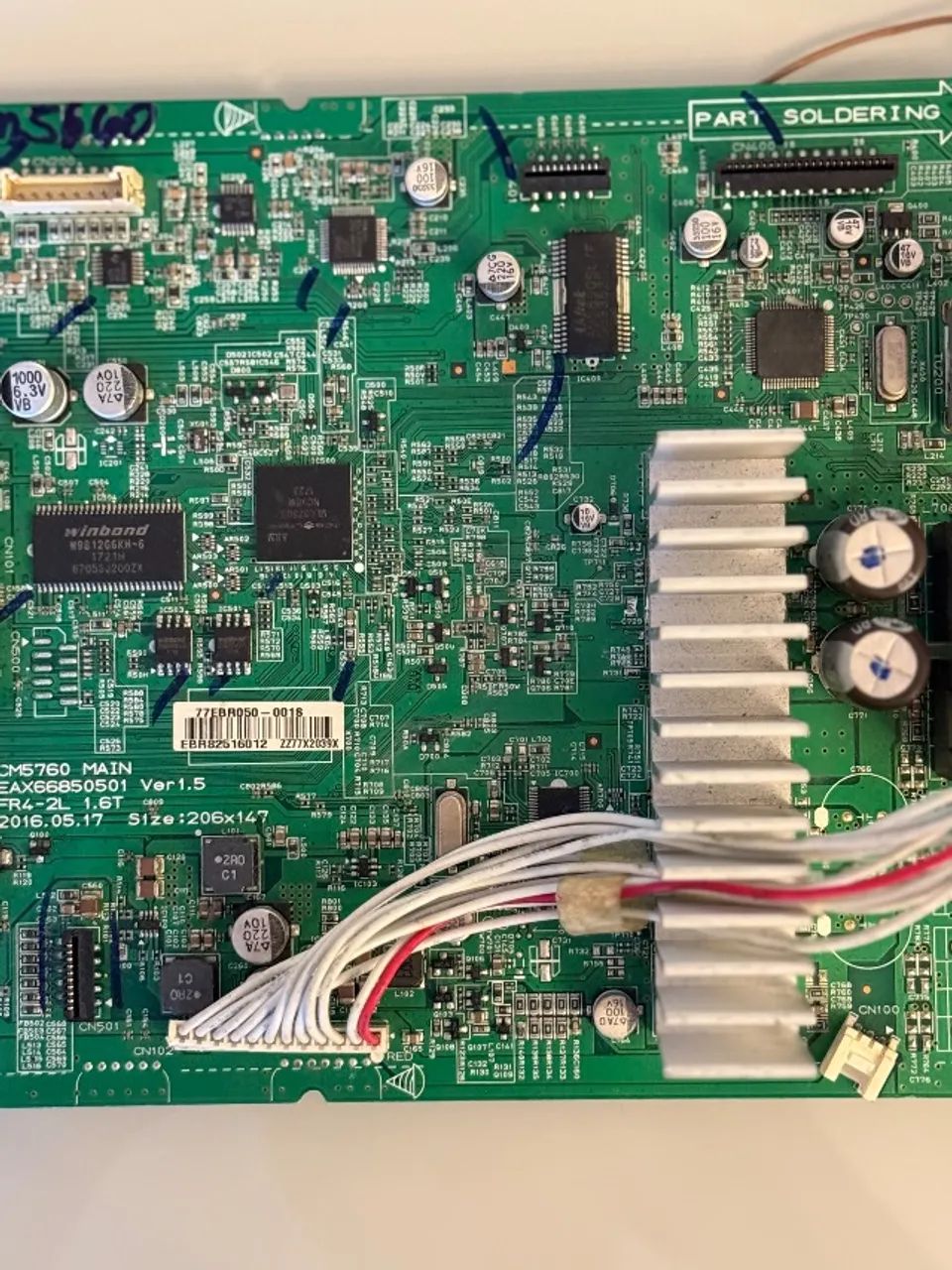 Placa Principal Som LG CM5760 EBR * EAX66850501 Original - Foto 2
