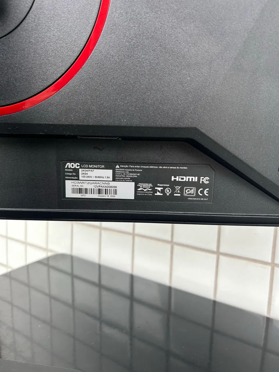 Monitor Gamer Aoc 24 180hz 0,5ms - Foto 5