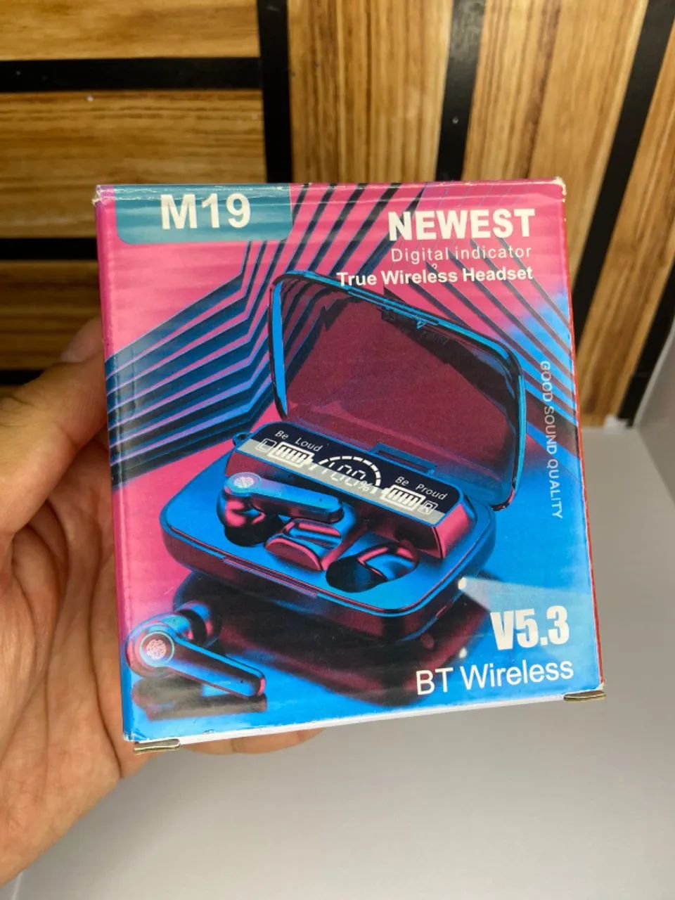 Fone de ouvido Bluetooth BT Wireless V5.3 M19 an2