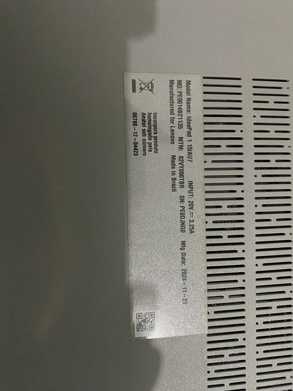   ? Notebook Lenovo IdeaPad 1 | Intel Core i3 12ª Geração | SSD 256GB - Foto 3