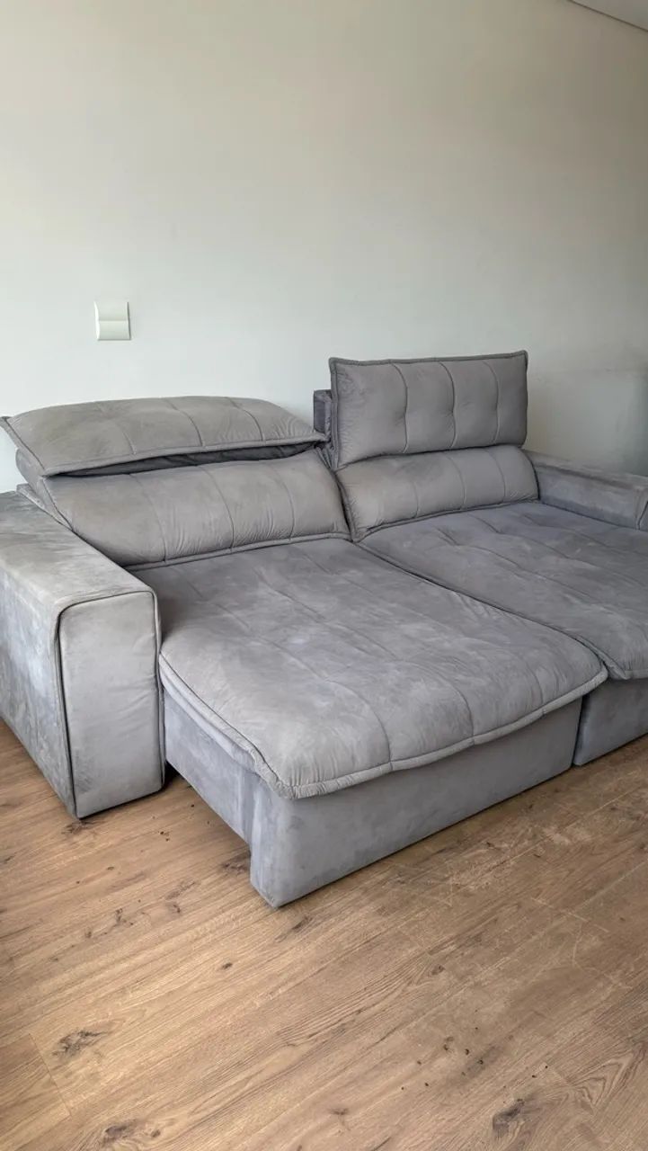 Aceito proposta | Sofá de 2 módulos com extensão - 2,40 metros - Foto 4