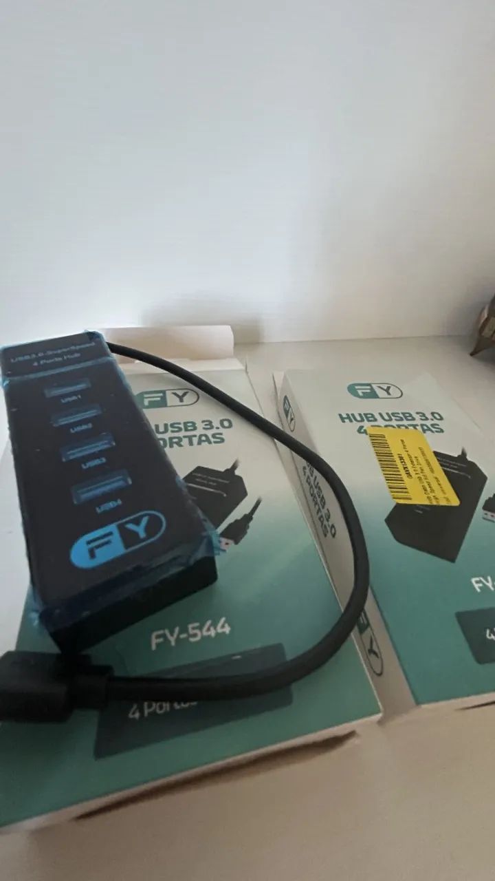 Hub Usb 3.0 de 4 Portas Super Speed 5gbps LEHMOX