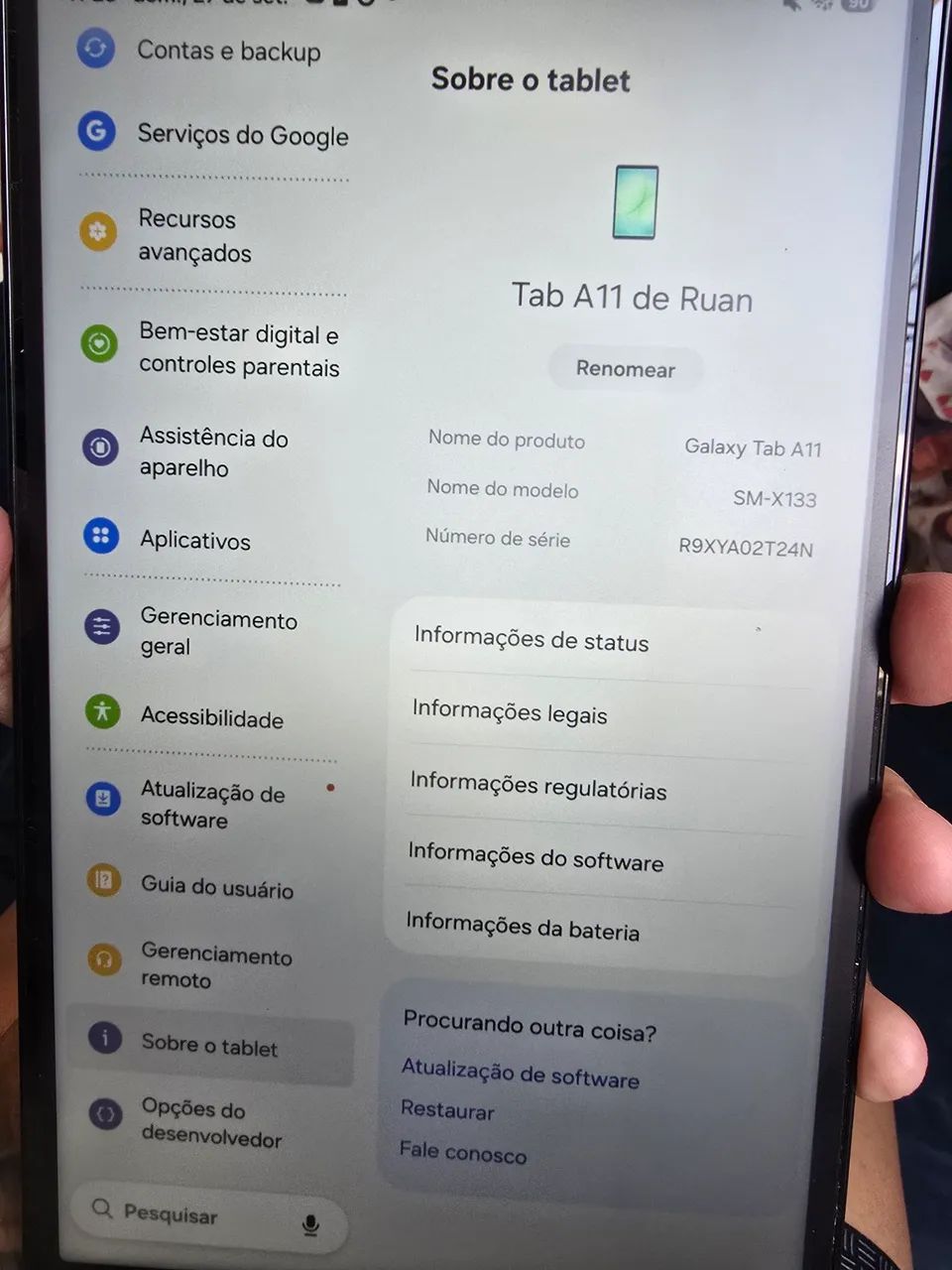 Samsung Tab A11 64gb 8,7"