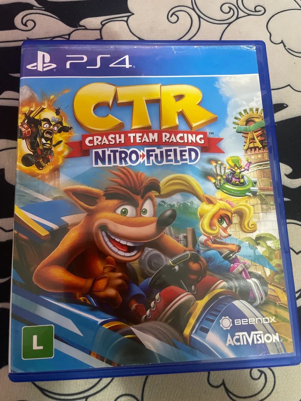 jogo CRASH nitro fueled racing PS4 CD