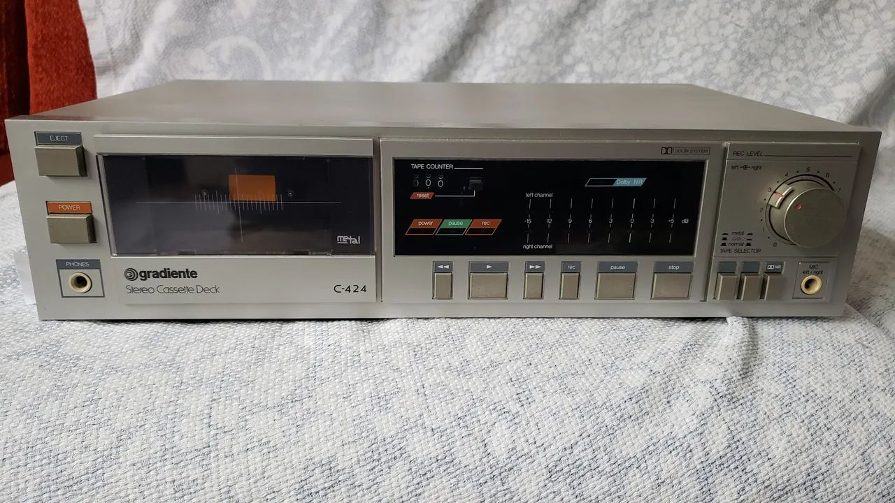 TAPE DECK GRADIENTE C-424 UNICO DONO !