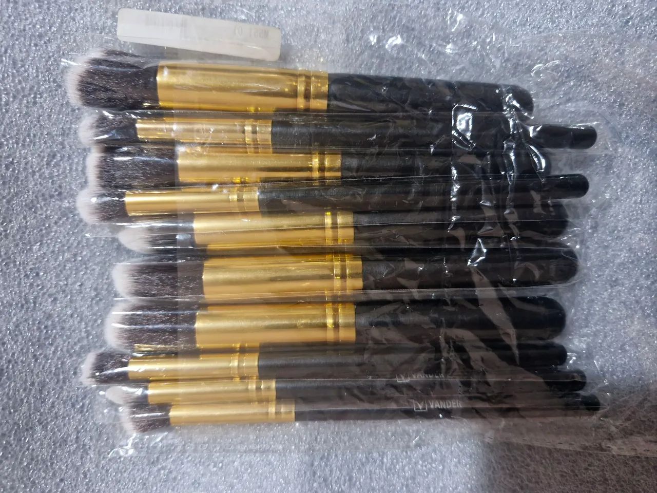 Conjunto de 10 pincéis de maquiagem  - Foto 2