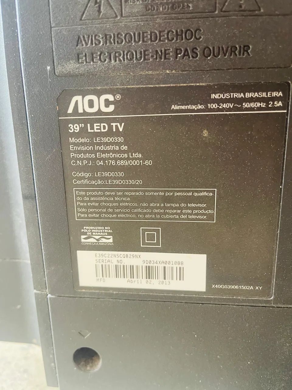 Tv AOC - 39 polegadas smart  - Foto 2