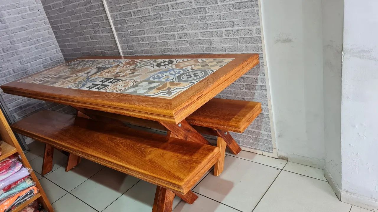 Mesa em madeira  - Foto 2