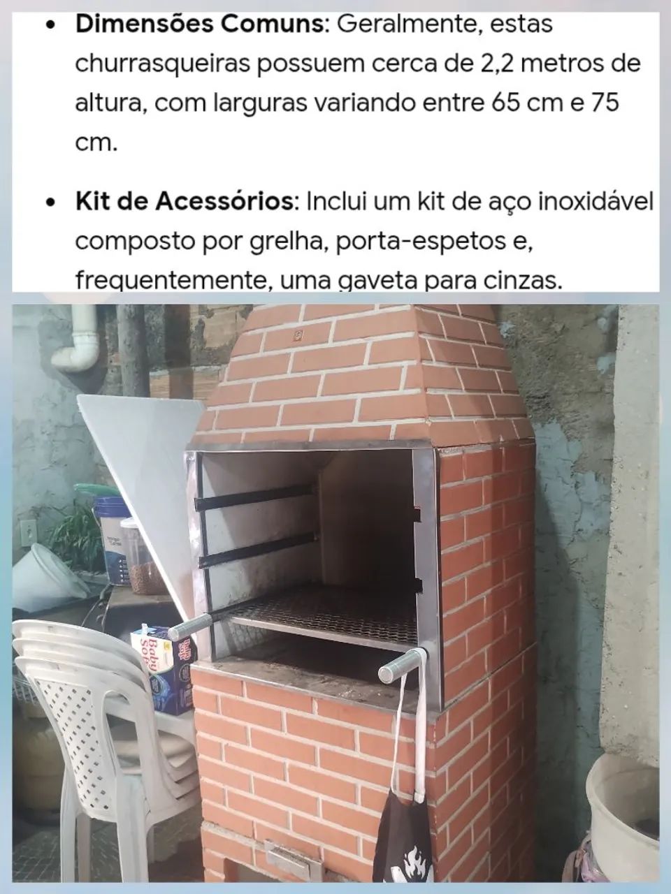 CHURRASQUEIRA COMPLETA 