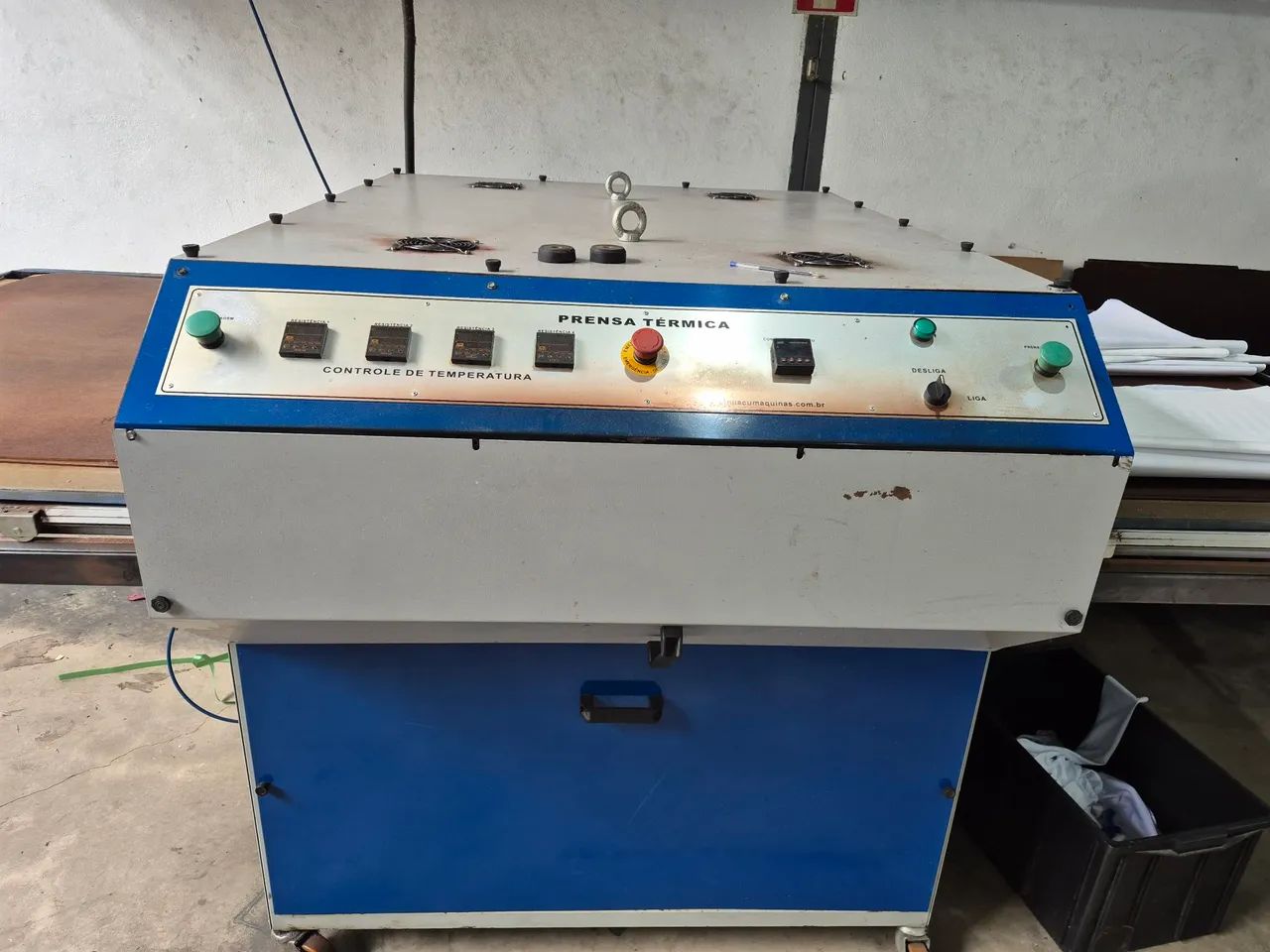 Prensa térmica pneumática sublimação  - Foto 5