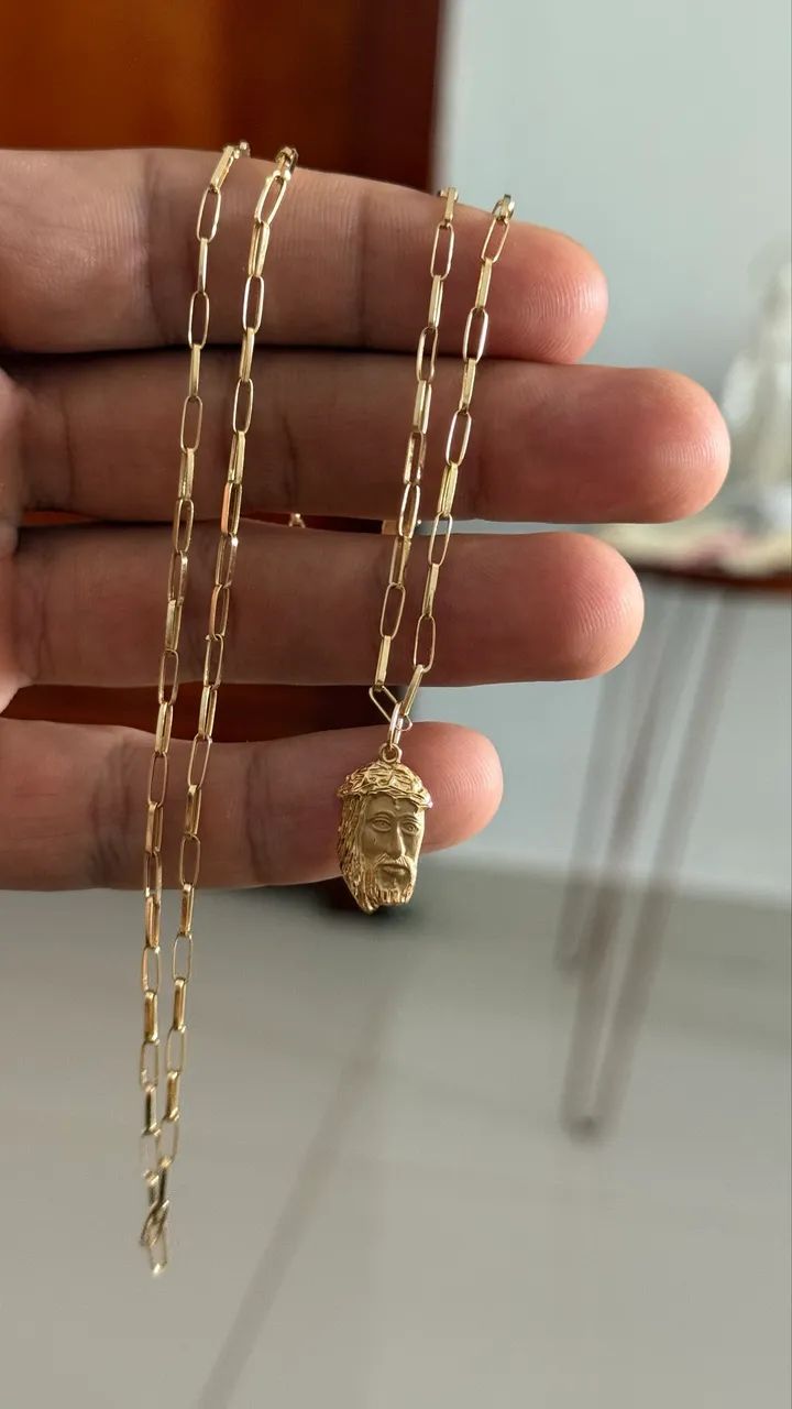 Corrente ouro 18k nova sem defesa  - Foto 3