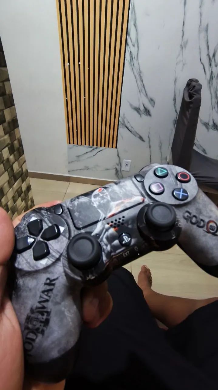 Vendo controle PS4 funcionando perfeitamente JACINTINHO  - Foto 3