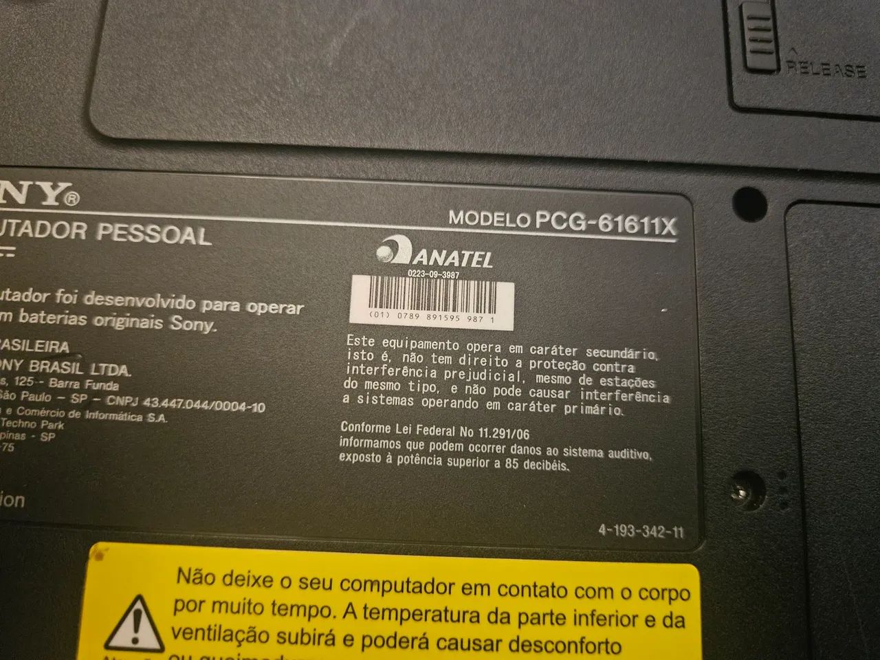 Vendo notbook sony pcg61611x defeito - Foto 2