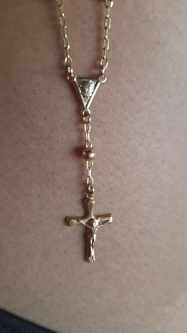 Colar rommanel terço.  - Foto 2