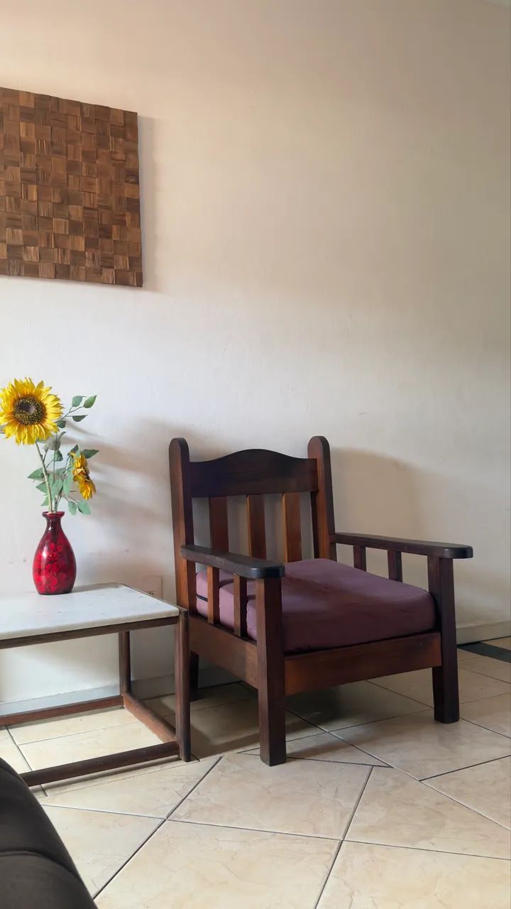 SOFÁ MADEIRA MACIÇA/POLTRONA - Foto 3