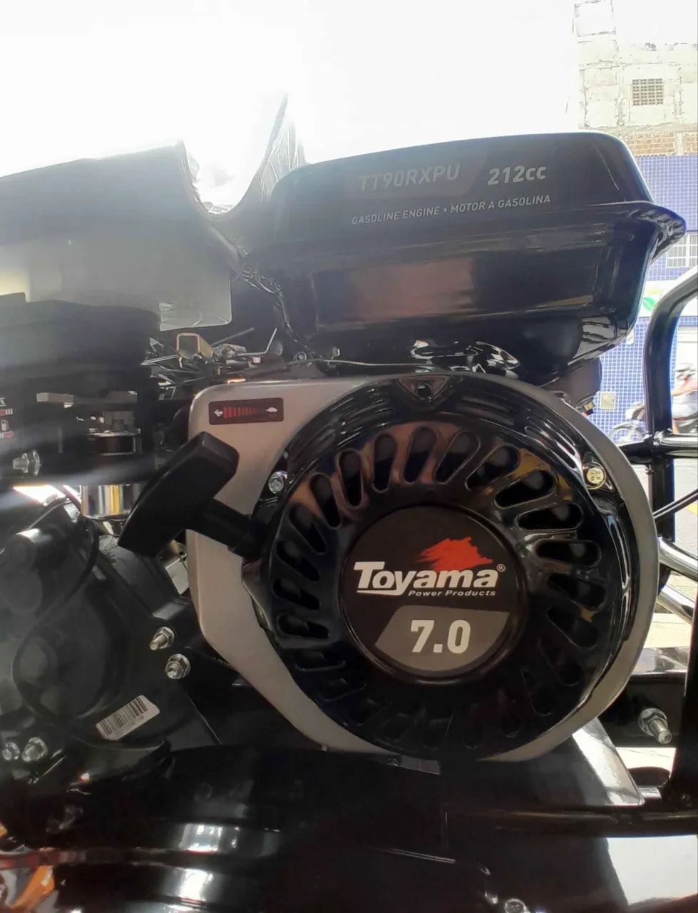 Motocultivador a Gasolina 212cc 7Hp TT90 Toyama C/ Acessórios  - Foto 5