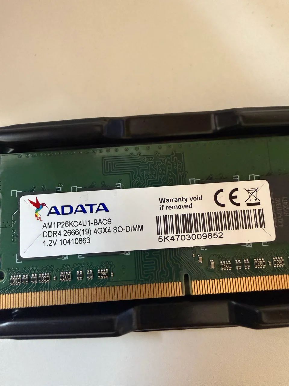 Memória Ram notebook 4gb