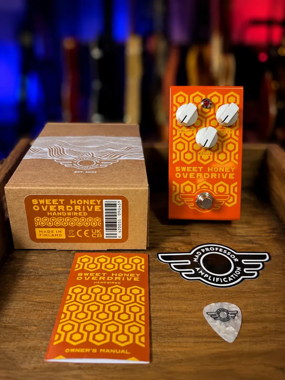 Pedal MAD PROFESSOR SWEET HONEY OVERDRIVE HANDWIRED - Instrumentos
