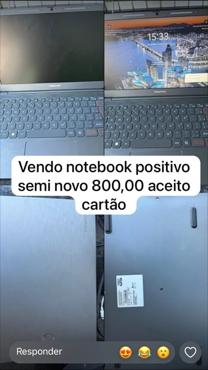 Notebook positivo 