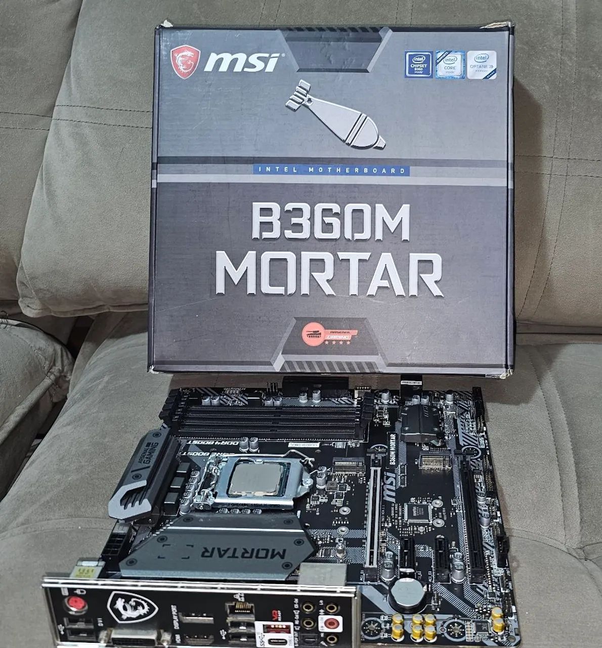 CPU CORE i 7-8700 / Msi MS-7b48 Intel Core I7 8700 + Placa mãe Msi B360M - Peças de Hardware