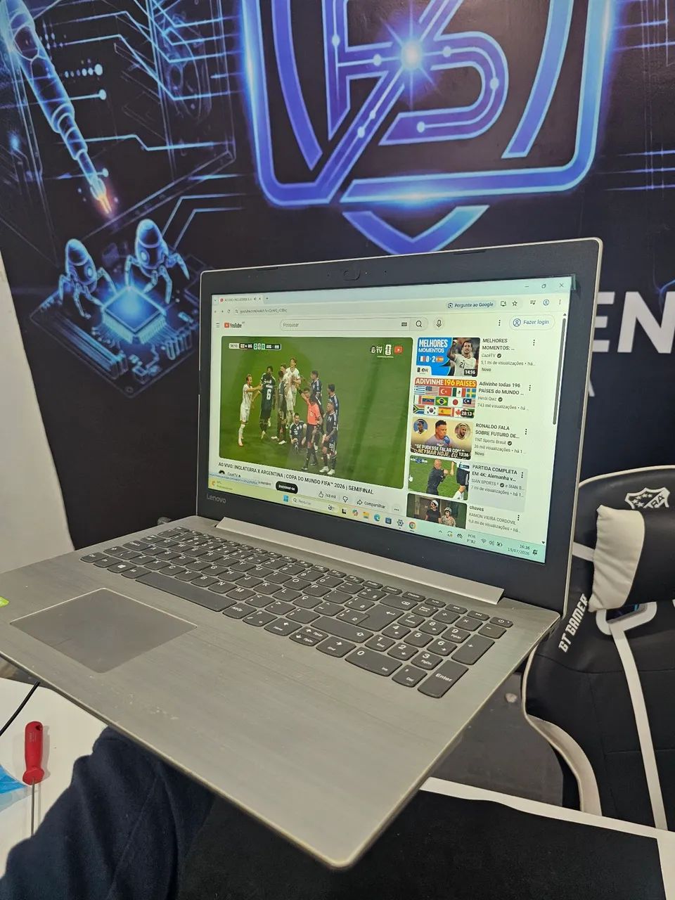 Notebook Lenovo core i7 com placa de video 2giga top de verdade !!! - Foto 5