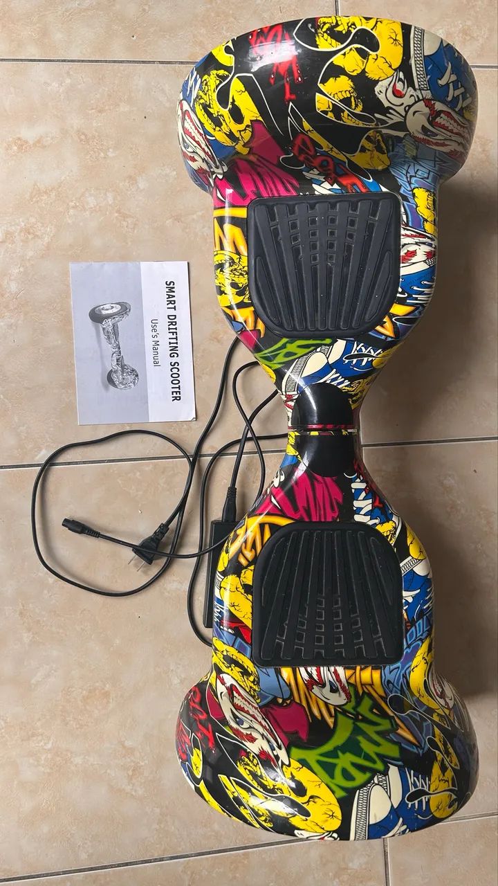 Hoverboard 10 polegadas semi novo
