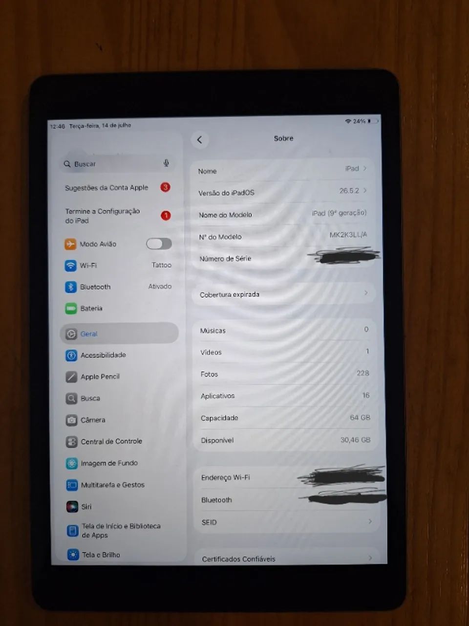 iPad 9ª geração, 64gb em estado de novo. Com digital funcionando perfeitamente.  - Foto 3