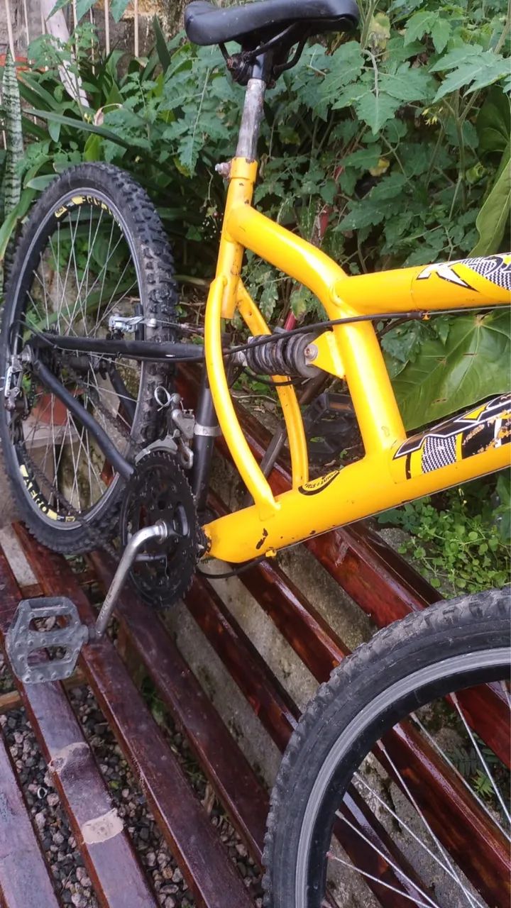Bike Aro 26 Amarela - Foto 5