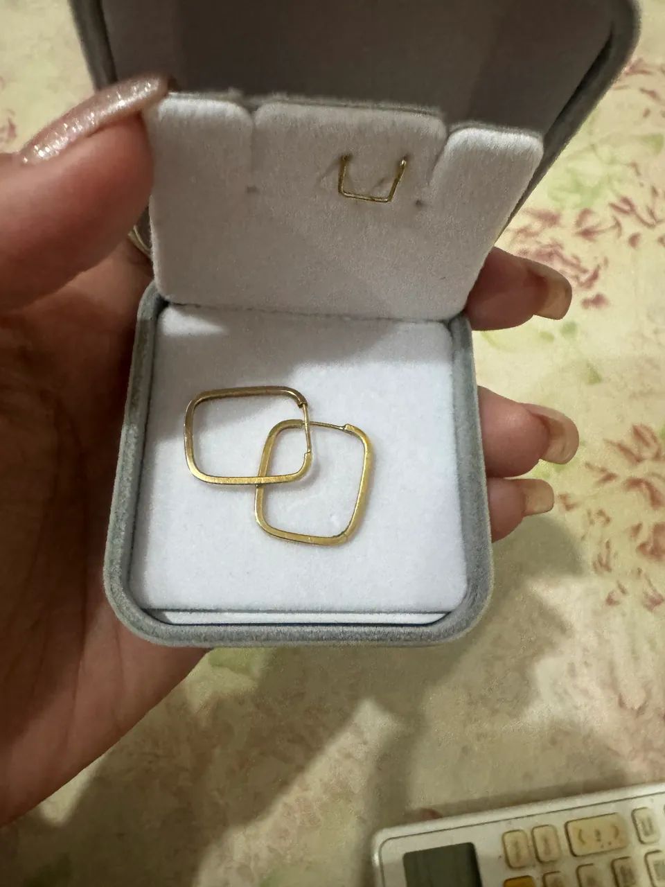 Par de brincos ouro 18k - Foto 2