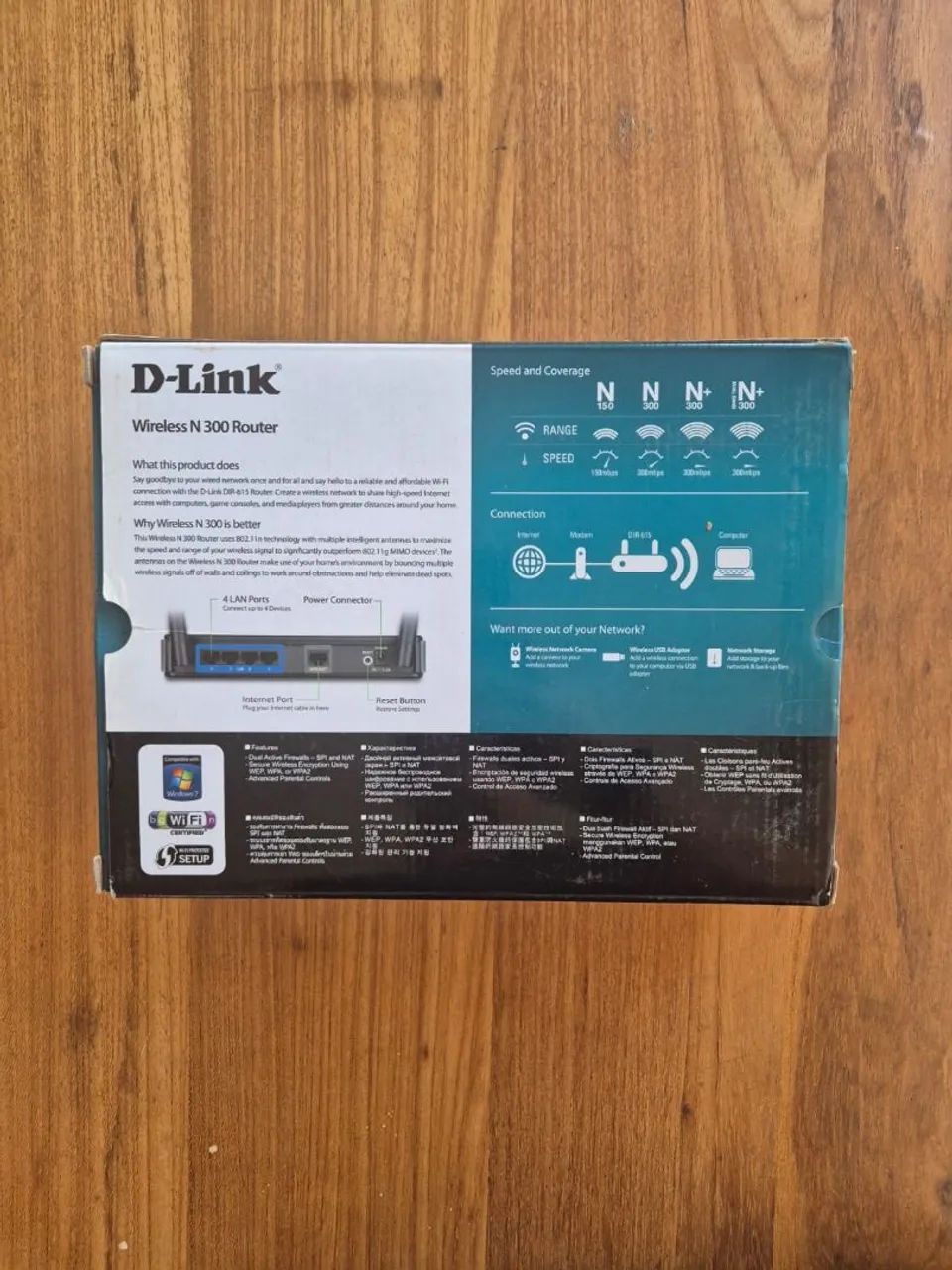 Roteador D-Link DIR-615 Wireless N300 300Mbps com Caixa - Foto 5