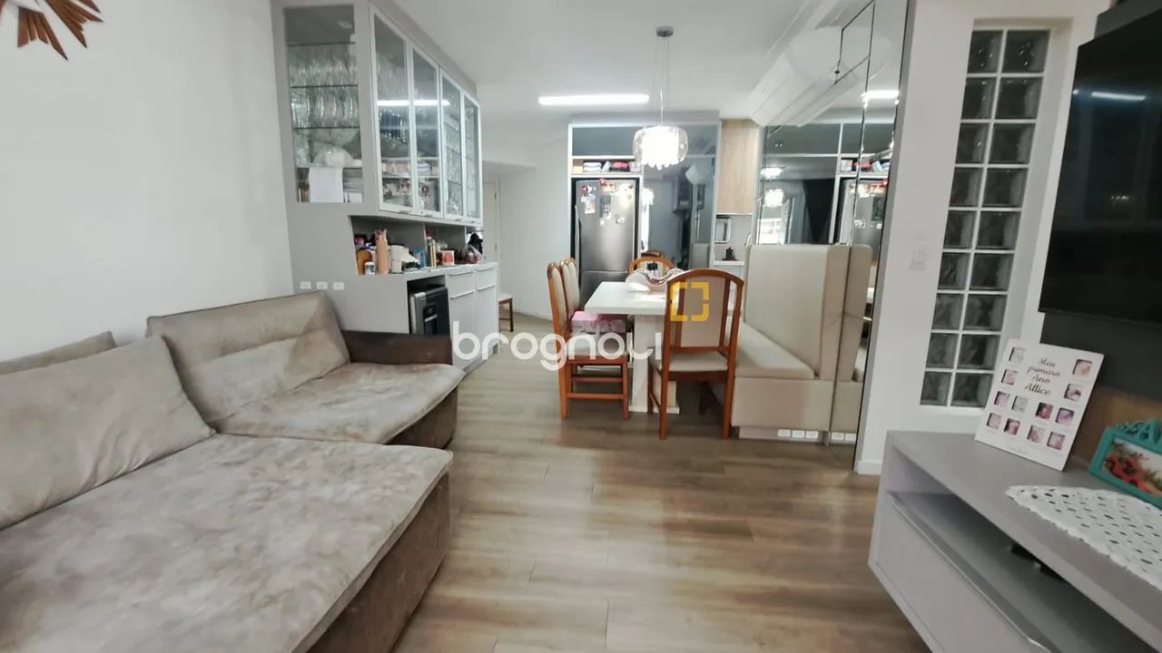 Apartamento 3 D. sendo 1 suíte, 4 vagas, no Abraão, Florianópolis SC - Foto 5