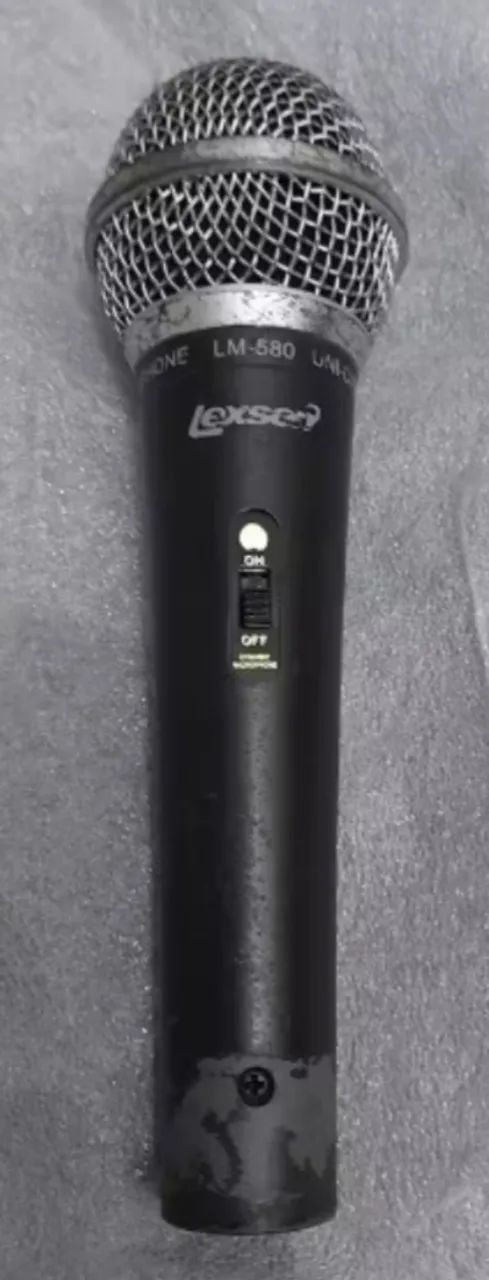 Microfone Lexsen LM-580 - Com Cabo - Funcionando 100% 
