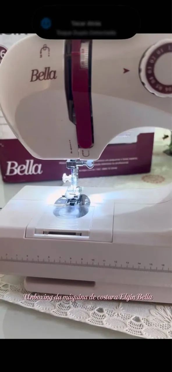 Máquina de Costura Elgin Bella - usada - Foto 4
