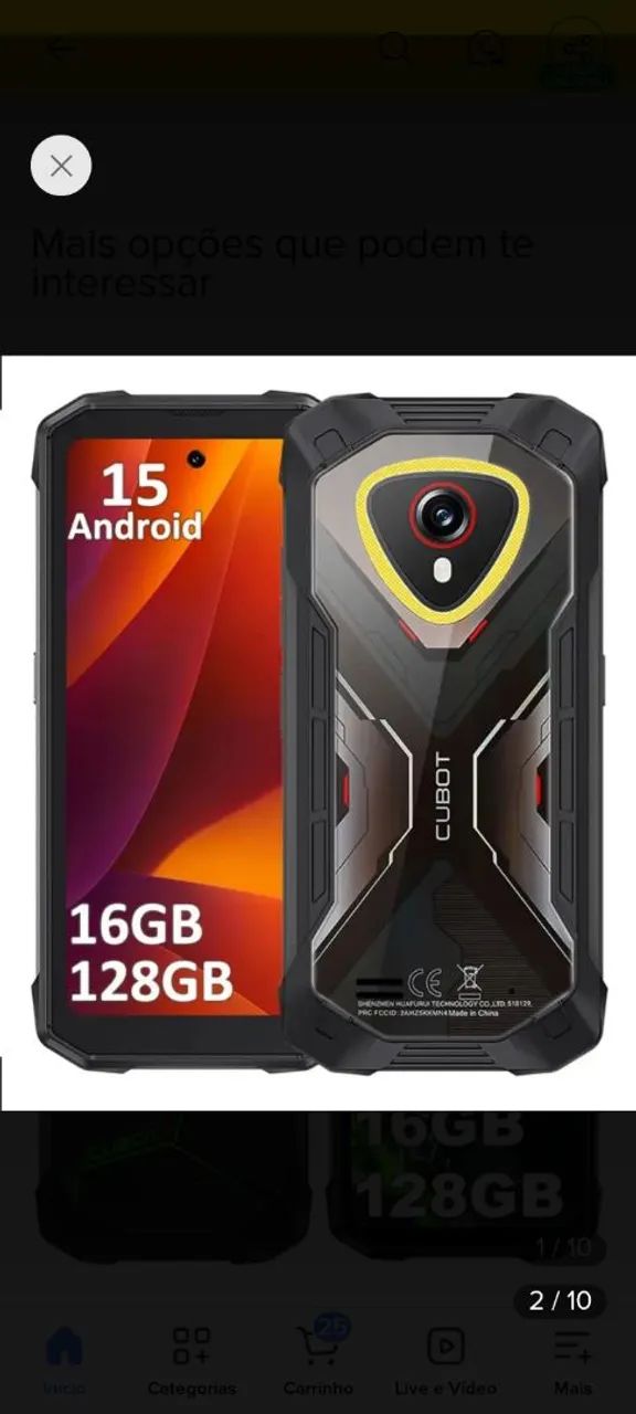 Celular king Kong mini indestrutível e aprova d'água  - Foto 4