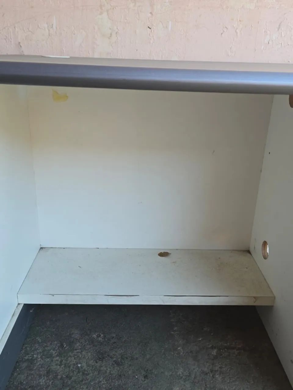 Mesa de escritório com 2 prateleiras móveis  - Foto 5