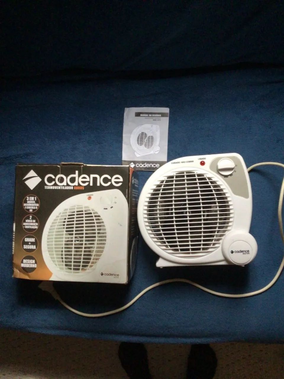 TERMOVENTILADOR AUROS CADENCE 3 EM 1 AQUECE DESUMIDIFICA E CIRCULA O AR - Foto 5