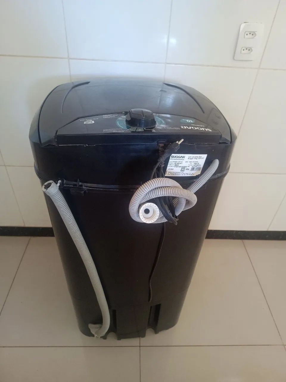 tanquinho 10kg funcionando perfeitamente 110V ENTREGO  - Foto 4