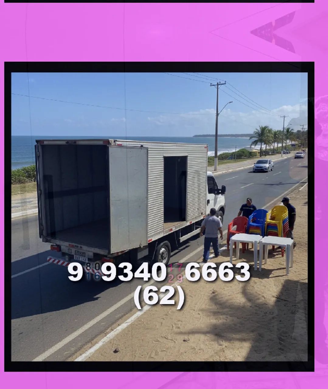 frete seguro e rápido para sua mudança! transporte de cargas com qualidade!