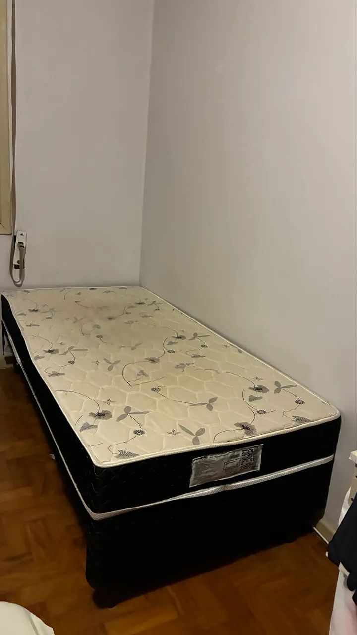Cama Box Conjugada Solteiro Ortobom D45 - Excelente Estado - Foto 2