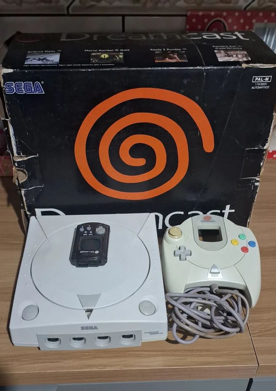 Dreamcast com caixa e gdemu leia todo o anuncio - Foto 4