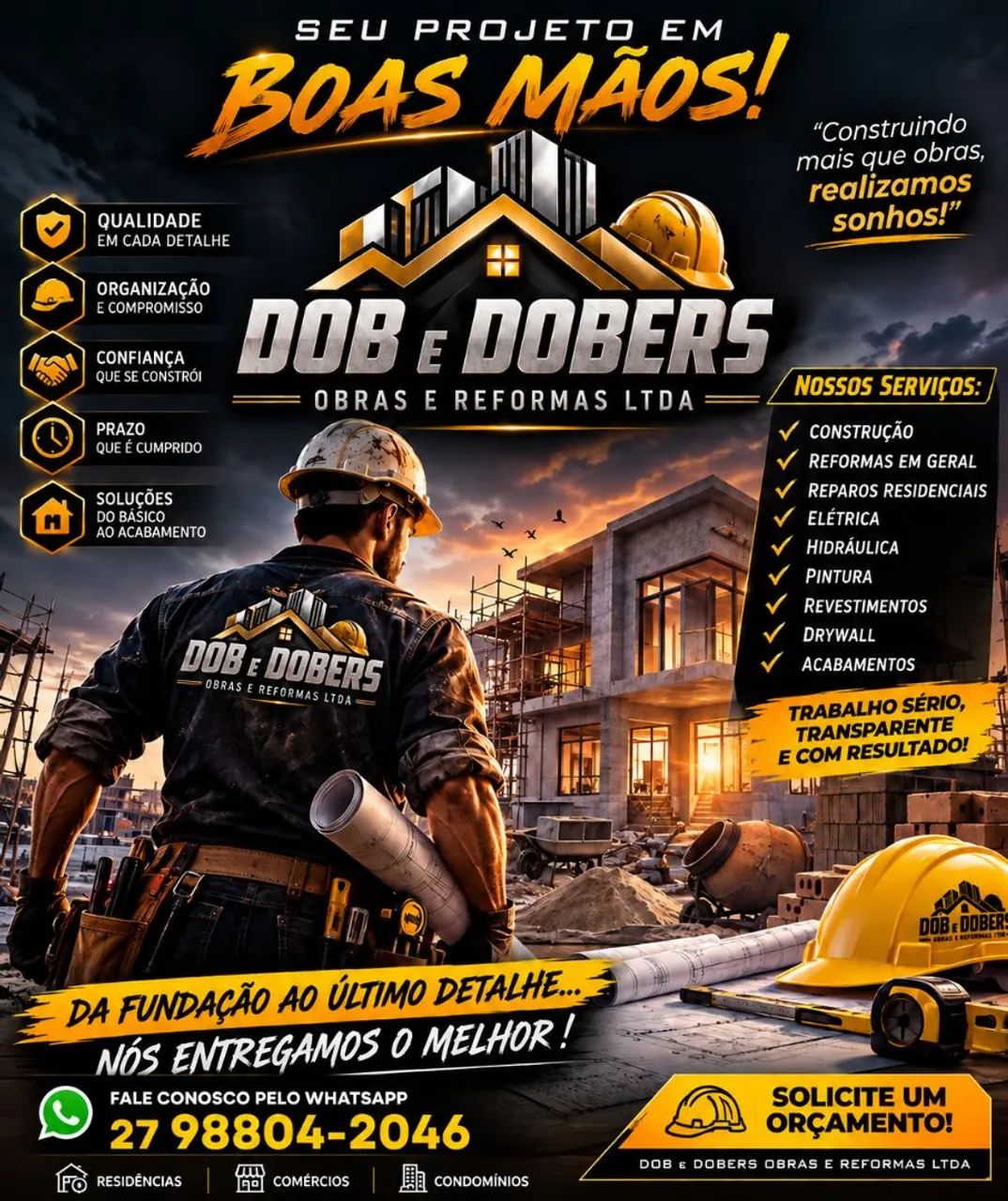Empresa de obras e reformas 