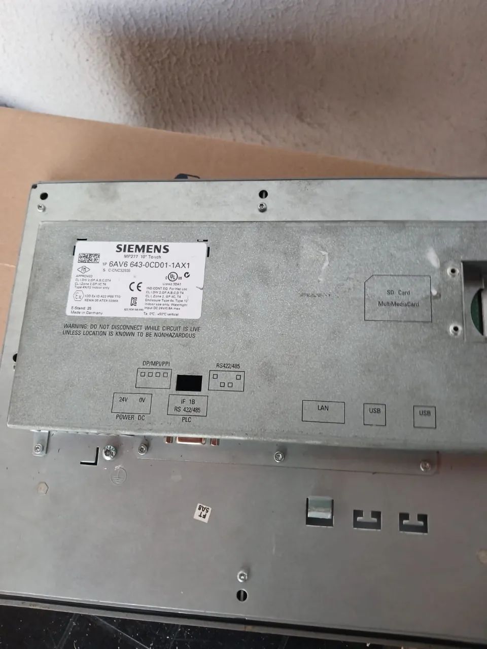 IHM Siemens MP277 10? Touch - 6AV6643-0CD01-1AX1 - Foto 2