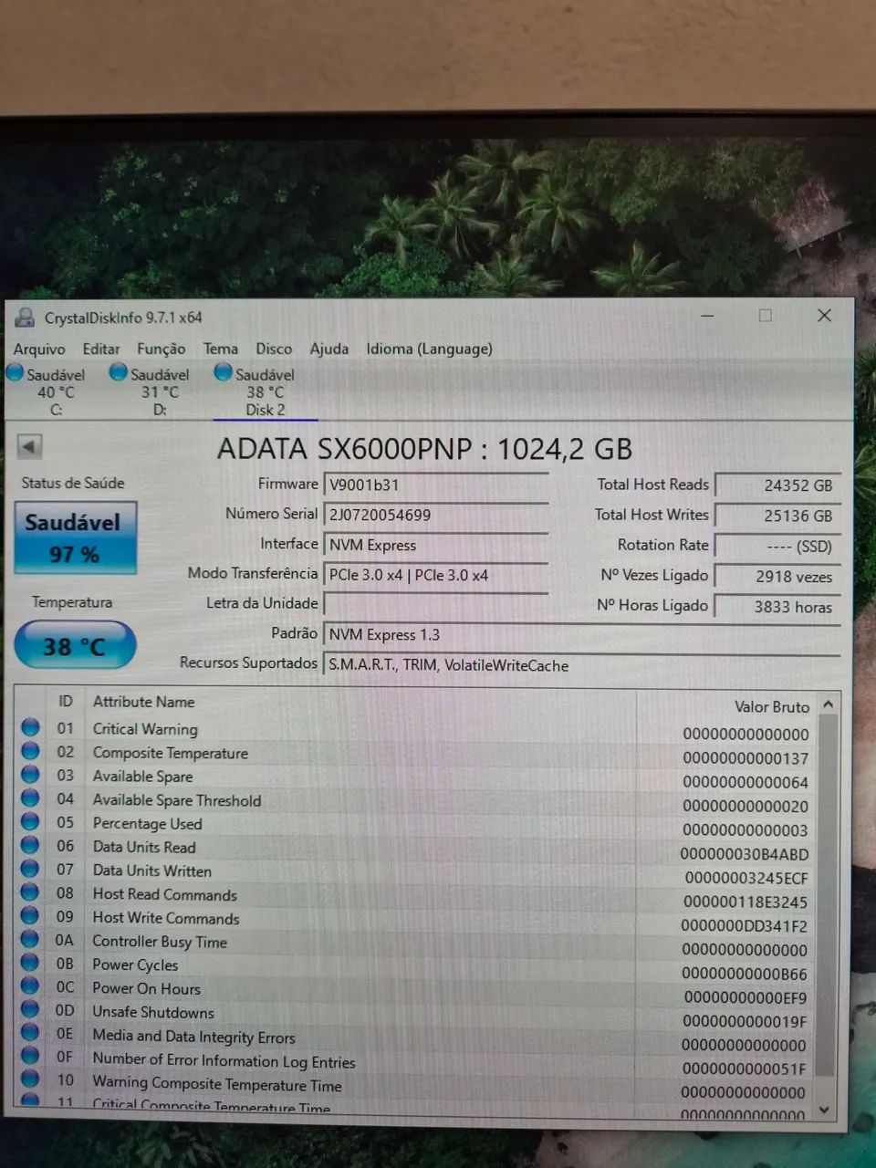 SSD M.2 NVMe 1TB XPG SX6000 Pro - Foto 3