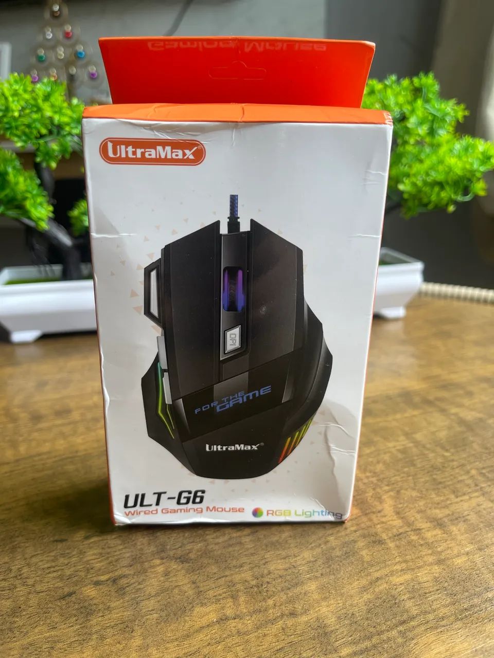 Mouse Gamer RGB 1200 DPI Com Fio - Foto 3